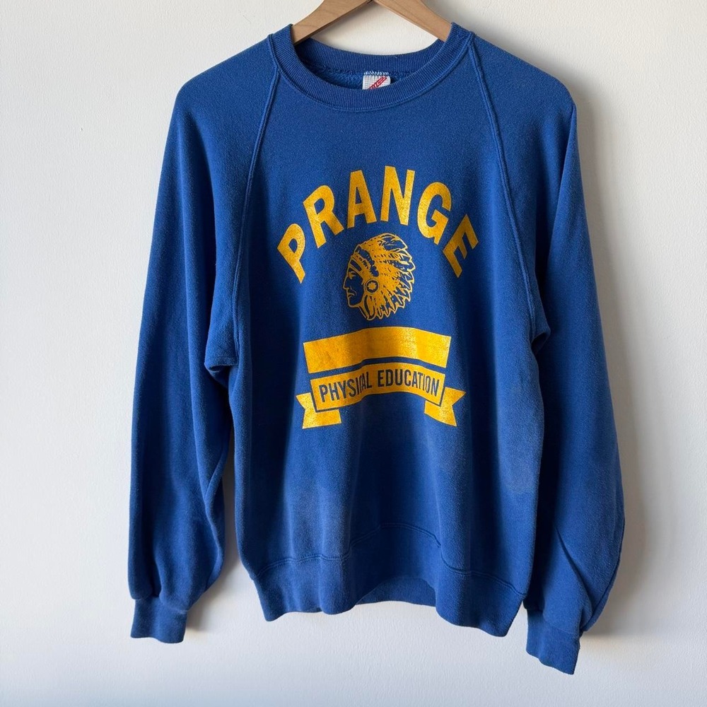 Vintage Jerzees Prange Physical Education Sweatshirt Made in USA Size L